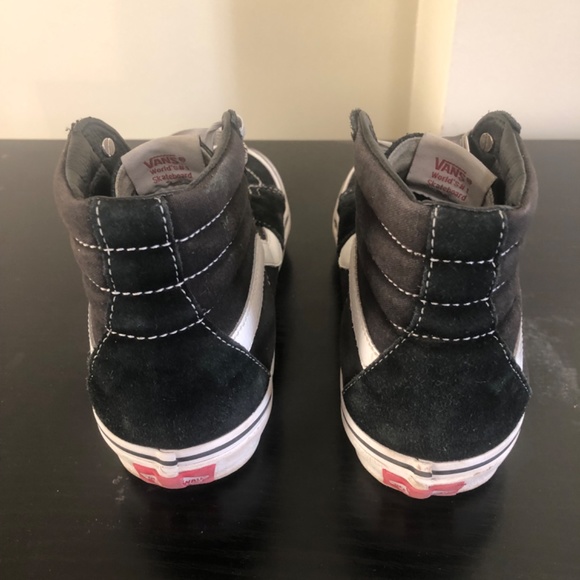 Vans black and white classic sk8-hi sneakers - Picture 3 of 4